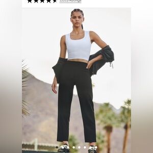 NEW! Athleta Endless pant Women's Black Pants ankle length size 10